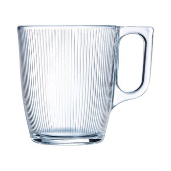 Taza Luminarc Stripy Transparente Vidrio (25 Cl)