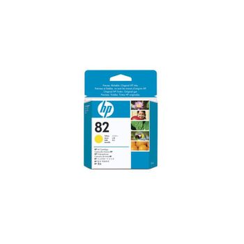 Hp - Cartucho De Tinta Designjet 82 Amarillo De 28 Ml