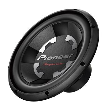 Pioneer Ts-300d4 Subwoofer Con Doble Araña Y Montaje Del Motor Como Catalizadores, Negro