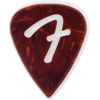 Fender 'f' Grip 351 Shellpack 3 Púas Guitarra Rojo