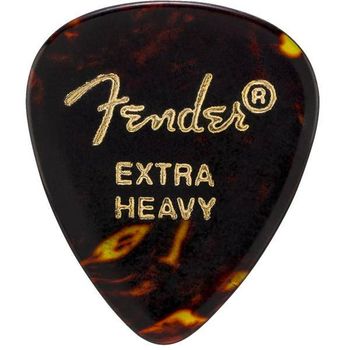 Fender 451 Shape Shell Extra Heavy Pack 12 Púas