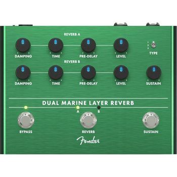 Fender Dual Marine Layer Reverb Pedal Guitarra