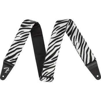 Fender Wild Zebra Print 2" Correa De Guitarra