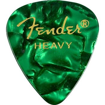 Fender Heavy Green Moto Pack 12 Púas