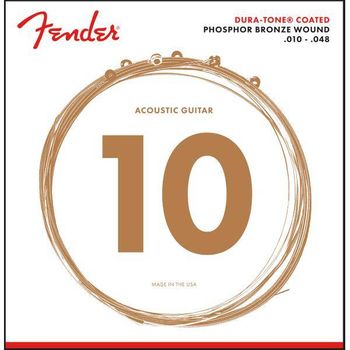 Fender 860xl Phosphor Bronze 10-48 Cuerdas Acúst