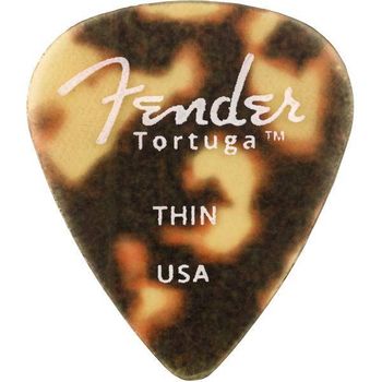 Fender Tortuga 351 Thin Bolsa 6 Púas