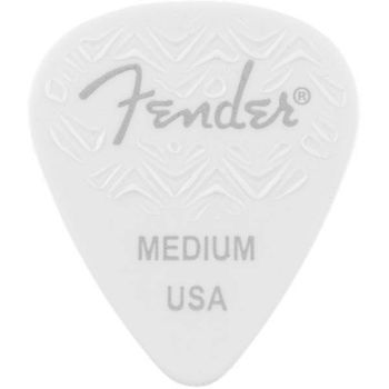 Fender 351 Shape Medium White 6 Púas