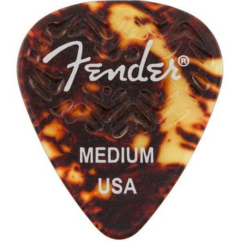 Fender 351 Shape Medium Tortoise Shell 6 Púas