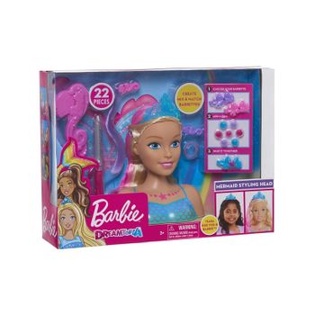Barbie Cabeza De Peinado Cabezal 3+