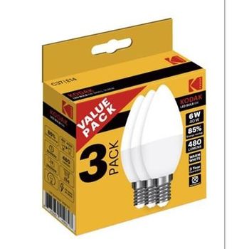 Bombilla Led C37 Calida 6w (pack-3) 30419629