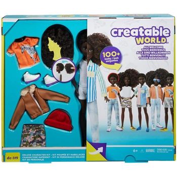 Creatable World Kit Completo Camiseta Pelo Negro Cebra