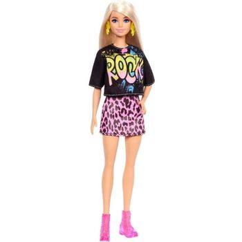 Barbie Fashionistas Rock - Camiseta Y Falda