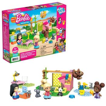 Juego De Construcción Barbie Salón De Peluquería Animal Mega Construx