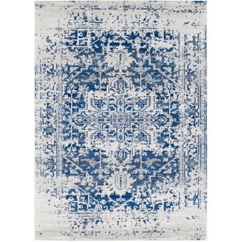 Alfombra Vintage Oriental Azul/beige 120x170cm Juliette