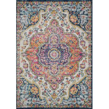 Alfombra Vintage Oriental Multicolor/rosa 160x230cm Julia