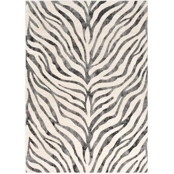 Alfombra Zebra Bohemia Gris/beige 120x170cm Cybele