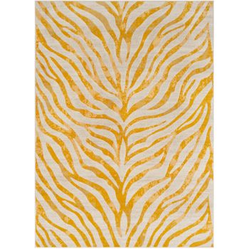 Alfombra Zebra Bohemia Amarillo/beige 160x220cm Cybele