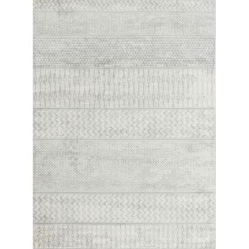 Alfombra Escandinava Bohemia Gris/marfil 130x180cm Adele