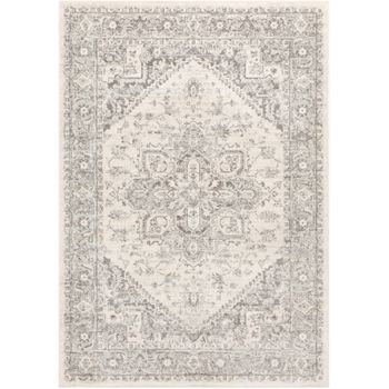 Alfombra Vintage Oriental Gris/blanco 200x275cm Farah