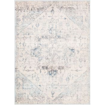 Alfombra Vintage Lavable En Lavadora Gris/azul 160x213 Cm - Diseño Elsa con  Ofertas en Carrefour