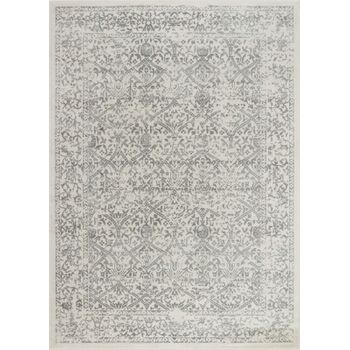 Alfombra Vintage Oriental Blanco/gris 200x275cm Margaux