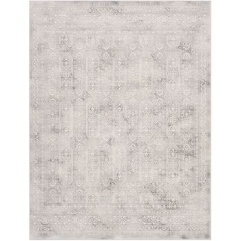 Alfombra Vintage Oriental Blanco/gris 160x215cm Vicky