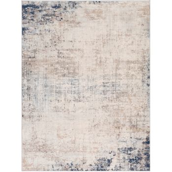 Alfombra Abstracta Moderna Marfil/gris/azul 160x215cm Alix