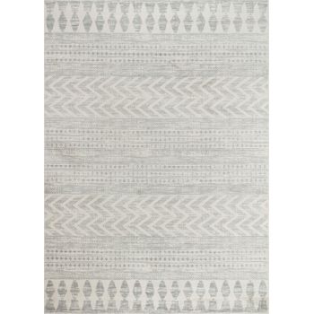 Alfombra Escandinava Bohemia Gris 160x215cm Louna