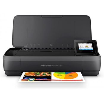 Equipo Multifuncion Portatil Hp Officejet 250 Wifi 4800x1200 Tinta 10 Ppm Negro 7 Color Ppm Escaner Copiadora