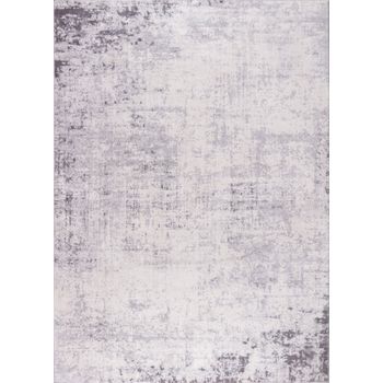 Alfombra Abstracta Moderna Blanco/gris 200x275cm Alix