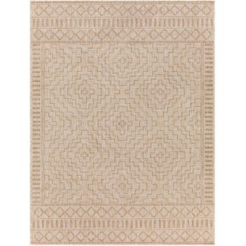 Alfombra Exterior/interior Efecto Yute Beige/marfil 160x213cm Tricia