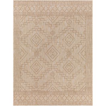 Alfombra Exterior/interior Efecto Yute Beige/marfil 200x275cm Tricia