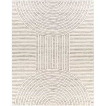 Alfombra Escandinava Moderna Gris/marfil 160x213cm Matilda