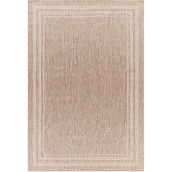 Alfombra Exterior/interior Efecto Yute Beige/marfil 160x213cm Georgia