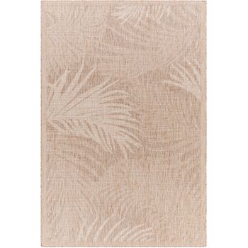 Alfombra Exterior/interior Efecto Yute Beige/marfil 160x213cm Vanessa