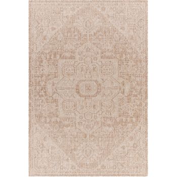 Alfombra Exterior/interior Efecto Yute Beige/marfil 160x213cm Linda