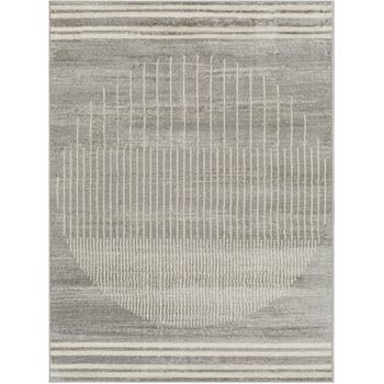 Alfombra Escandinava Moderna Gris/beige 160x215cm Enso