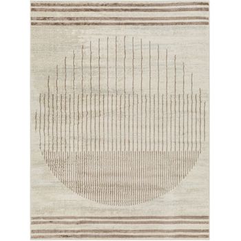 Alfombra Escandinava Moderna Marrón/marfil 200x275cm Enso