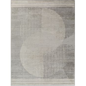 Alfombra Escandinava Moderna Gris/beige 160x215cm Enso2