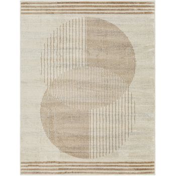 Alfombra Escandinava Moderna Beige/marrón 160x215cm Enso2