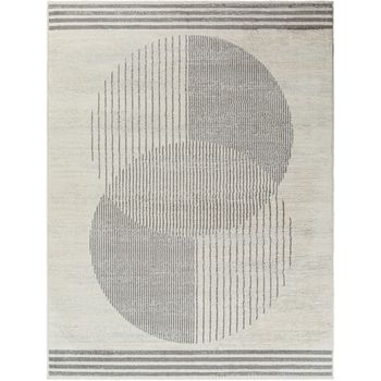 Alfombra Escandinava Moderna Beige/gris 160x215cm Enso2