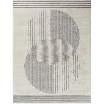 Alfombra Escandinava Moderna Beige/gris 200x275cm Enso2