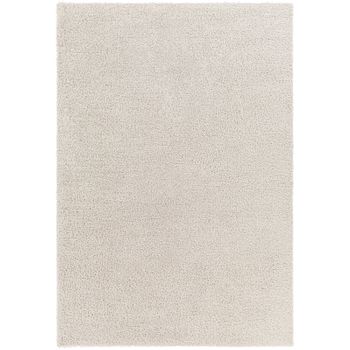 Alfombra Shaggy Moderna Beige 160x213cm Claire