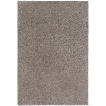 Alfombra Shaggy Moderna Gris Oscuro 160x2135cm Claire