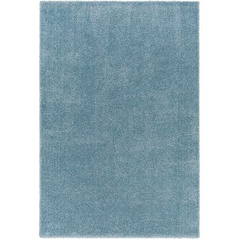 Alfombra Shaggy Moderna Azul 160x213cm Claire