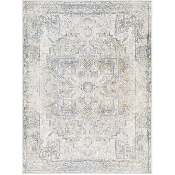 Alfombra Vintage Lavable Gris/azul 160x213cm Vivian