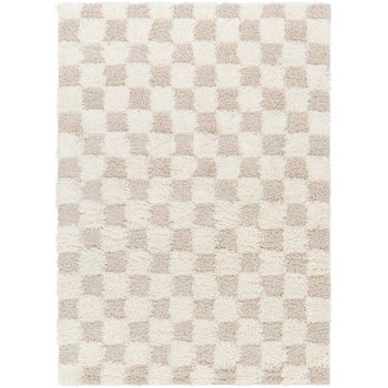 Alfombra Shaggy Moderna Marfil/beige Claro 200x290cm Willa