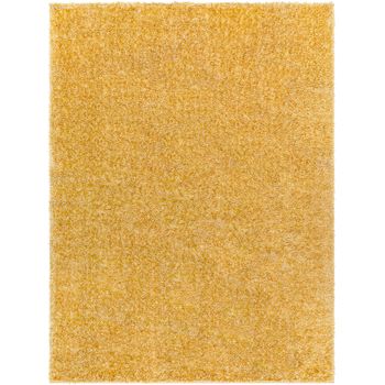 Alfombra Shaggy Moderna Amarillo 160x213cm Claire