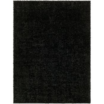 Alfombra Shaggy Moderna Nero 160x213cm Claire