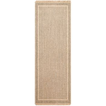 Alfombra Exterior/interior Efecto Yute Beige/negro 80x220cm Penny